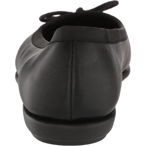 Aerosoles Womens Black Synthetic Polyurethane Closed Rounded Toe Ballet Flat - Picture 3 of 7